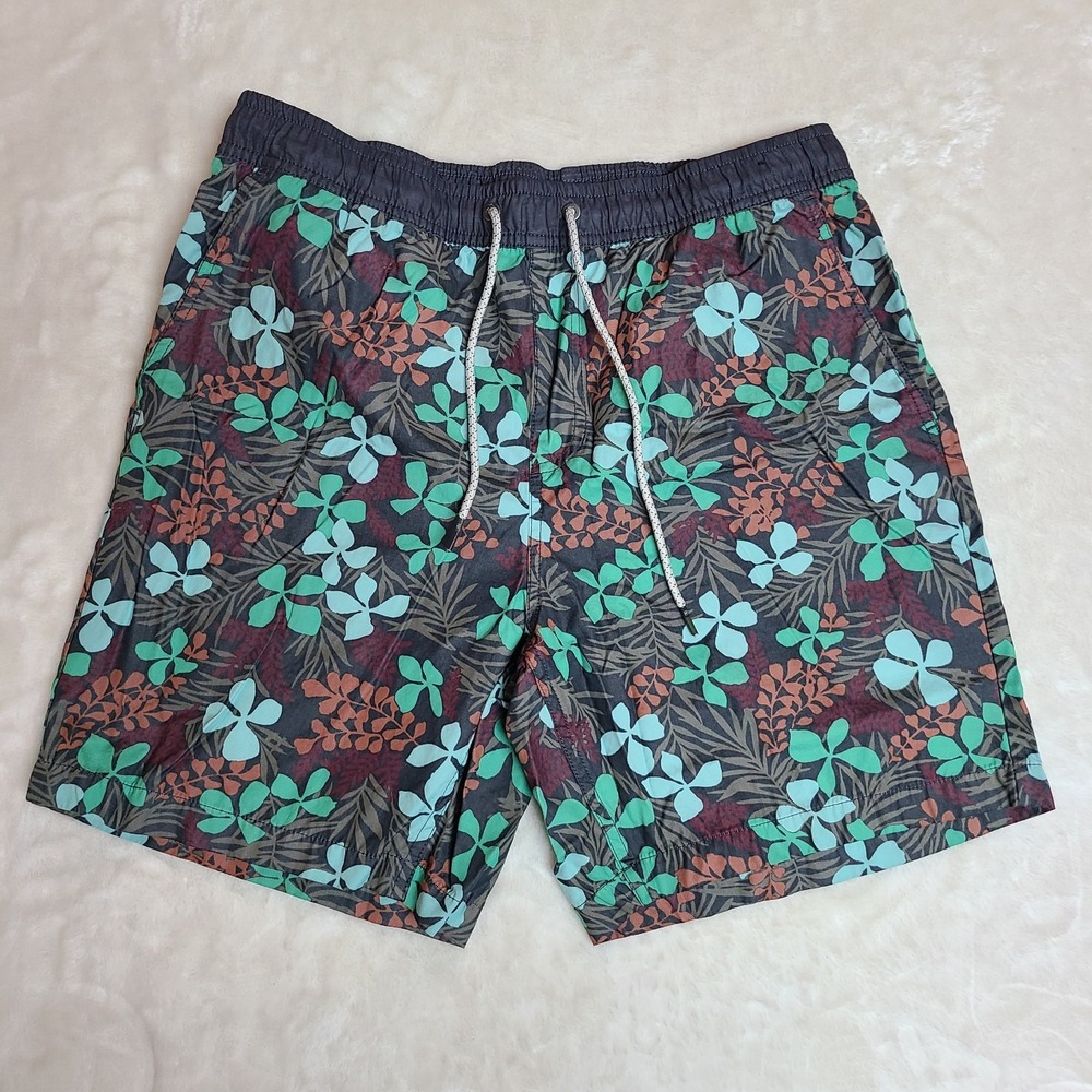 Jack Oneill Collection Floral Mens Sz M Board Shorts Swim Trunks Polyester Lined